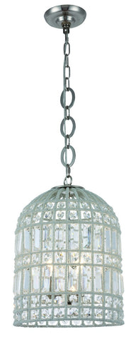 ZC121-1701D12PN - Urban Classic: Capistrano 3 Light Polished Nickel Pendant