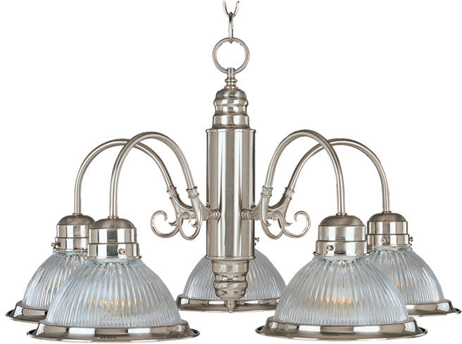 Builder Basics 5-Light Chandelier Satin Nickel - C157-91195CLSN