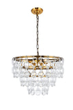 ZC121-1713D20LAB - Urban Classic: Eden 6 light in Light Antique Brass Pendant