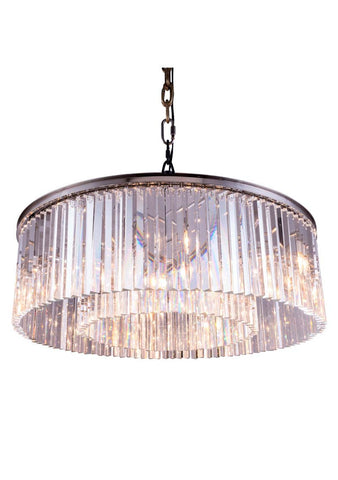 ZC121-1208G43PN-GT/RC By Regency Lighting - Sydney Collection Polished nickel Finish 10 Lights Pendant Lamp