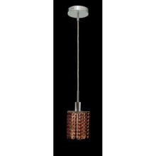 C121-1281D-R-P-TO/RC By Elegant Lighting Mini Collection 1 Lights Pendant Chrome Finish