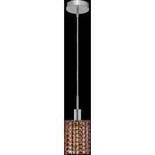 C121-1281D-R-R-TO/RC By Elegant Lighting Mini Collection 1 Lights Pendant Chrome Finish