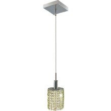 C121-1281D-S-E-LP/RC By Elegant Lighting Mini Collection 1 Lights Pendant Chrome Finish