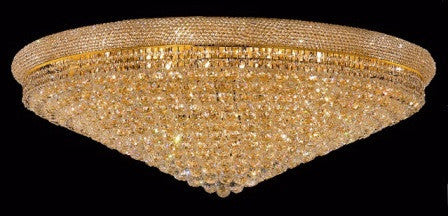 ZC121-V1800F48G By Regency Lighting-Primo Collection Gold Finish 33 Lights Flush