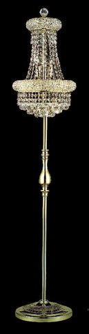 ZC121-V1800FL12G/EC By Elegant Lighting Primo Collection 6 Light Floor Lamps Gold Finish