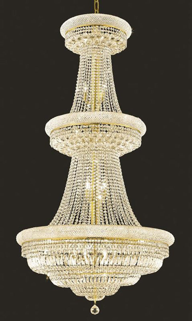 ZC121-1803G36G/EC By Regency Lighting - Primo Collection Gold Finish 32 Lights Foyer/Hallway