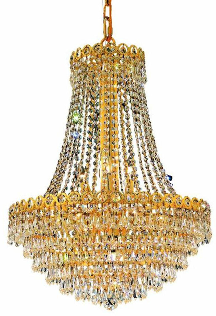 ZC121-1902D20G/EC By Regency Lighting - Century Collection Gold Finish 12 Lights Dining Room