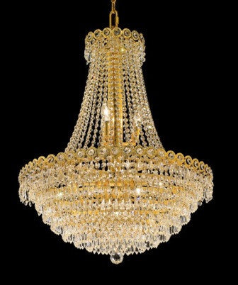 C121-1902D24G By Regency Lighting-Century Collection Gold Finish 12 Lights Chandelier