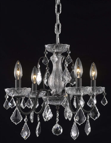 ZC121-V2015D26DB/EC By Elegant Lighting St. Francis Collection 8 Lights Chandelier Dark Bronze Finish