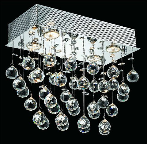 C121-2021F16CBy Regency Lighting - Galaxy Collection Polished Chrome Finish Chandeleir