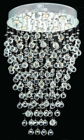 ZC121-V2022D24C By REGENCY - Galaxy Collection Polished Chrome Finish Chandelier