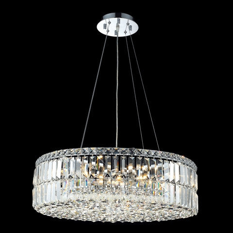 ZC121-V2030D24C By REGENCY - Maxim Collection Polished Chrome Finish Chandelier