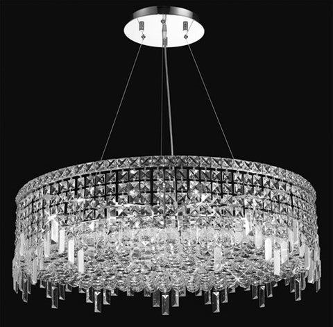 ZC121-V2031D32C By REGENCY - Maxim Collection Polished Chrome Finish Chandelier