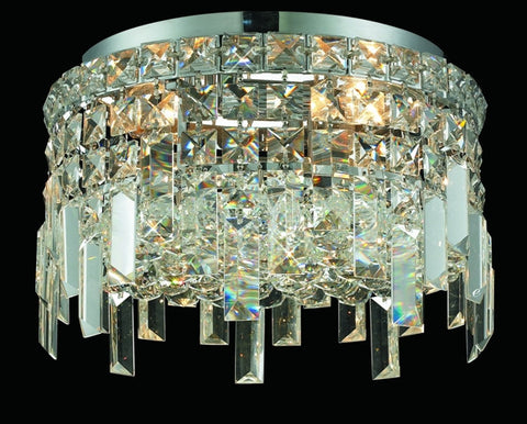 ZC121-V2031F12C By REGENCY - Maxim Collection Polished Chrome Finish Flush Semi-Flush Lighting