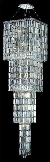 ZC121-2032G66C/EC By Regency Lighting Maxim Collection 18 Light Chandeliers Chrome Finish