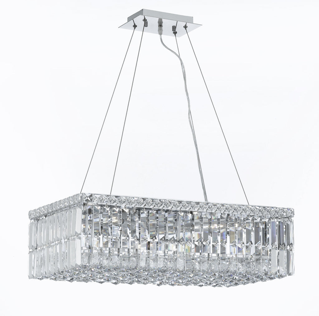 ZC121-V2034D24C By REGENCY - Maxim Collection Polished Chrome Finish Chandelier