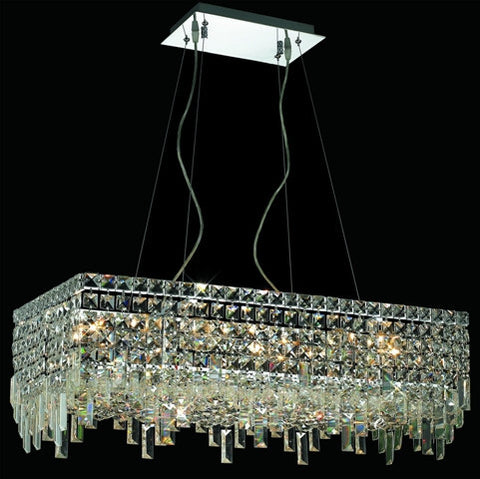 ZC121-V2035D28C By REGENCY - Maxim Collection Polished Chrome Finish Chandelier