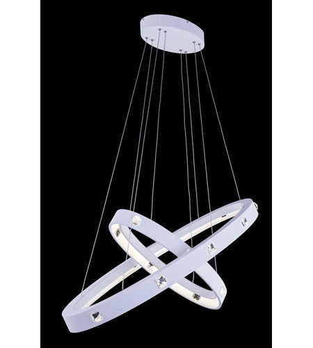 C121-2097G39WH/RC By Elegant Lighting Infinity Collection Pendant