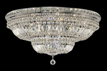 ZC121-V2528F30C By Regency Lighting-Tranquil Collection Chrome Finish 18 Lights Flush