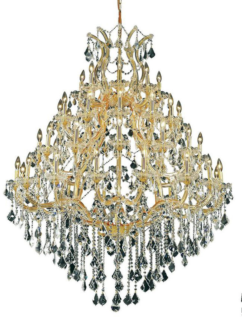 ZC121-2800G46G/EC By Regency Lighting - Maria Theresa Collection Gold Finish 49 Lights Foyer/Hallway