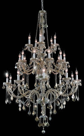 C121-7825G43GT-GT By Regency Lighting-Verona Collection Golden Teak Finish 25 Lights Chandelier