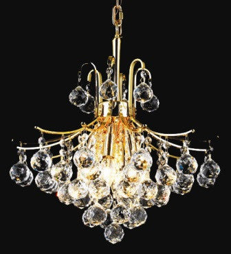 ZC121-V8000D16G By Regency Lighting-Toureg Collection Gold Finish 6 Lights Chandelier