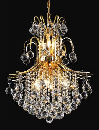 ZC121-V8002D22G By Regency Lighting-Toureg Collection Gold Finish 11 Light Chandelier