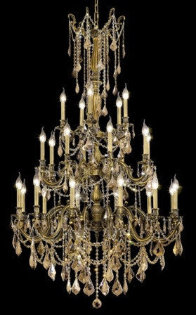 C121-9225G38AB-GT By Regency Lighting-Rosalia Collection Antique Bronze Finish 25 Lights Chandelier