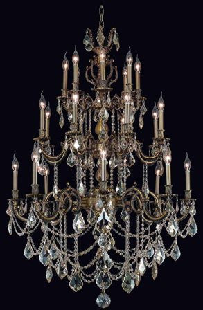 C121-9524G38AB-GS By Regency Lighting-Marseille Collection Antique Bronze Finish 24 Lights Chandelier