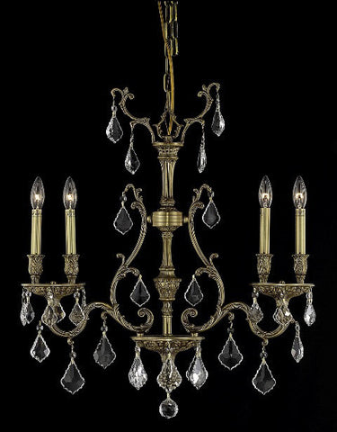 ZC121-9604D26FG/EC By Regency Lighting Monarch Collection 4 Light Chandeliers French Gold Finish