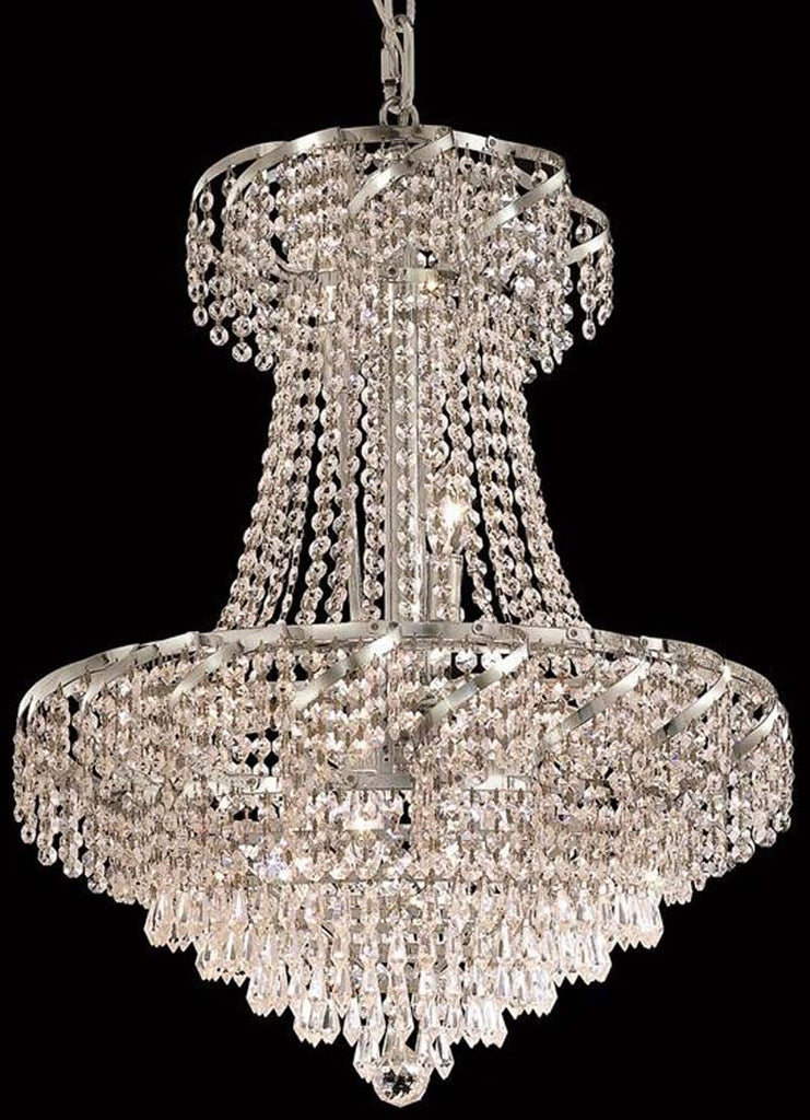 ZC121-ECA4D22C/EC By Regency Lighting - Belenus Collection Chrome Finish 11 Light Dining Room