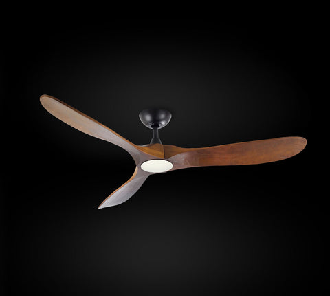 Indoor/Outdoor Ceiling Fan - Vintage Rustic Propeller Wood Indoor/Outdoor Ceiling Fan - G7-18/15/4561/52L