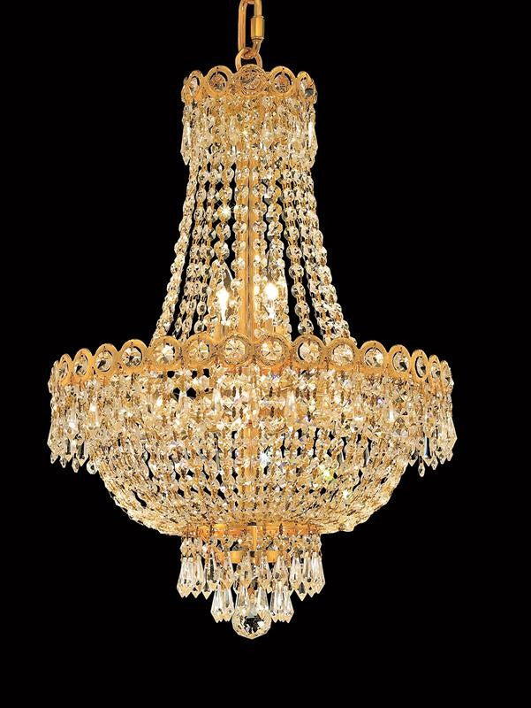 ZC121-V1900D16G By REGENCY - Century Collection 24k Gold Plated Finish Chandelier