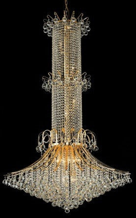 ZC121-V8008G44G By REGENCY - Toureg Collection 24k Gold Plated Finish Chandelier