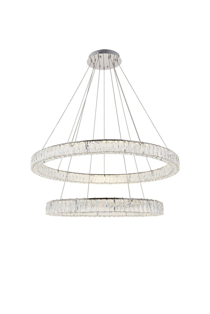 Monroe Integrated LED chip light Chrome Chandelier Clear Royal Cut Crystal - ZC121-3503D42C