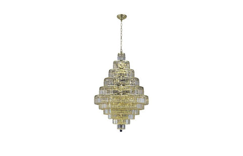 C121-2038D32G/RC - Regency Lighting: Maxime 30 light Gold Chandelier Clear Royal Cut Crystal