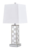 ZC121-ML9304 - Regency Decor: Sparkle Collection 1-Light Silver Finish Table Lamp