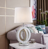 ZC121-ML9306 - Regency Decor: Sparkle Collection 1-Light Silver Finish Table Lamp