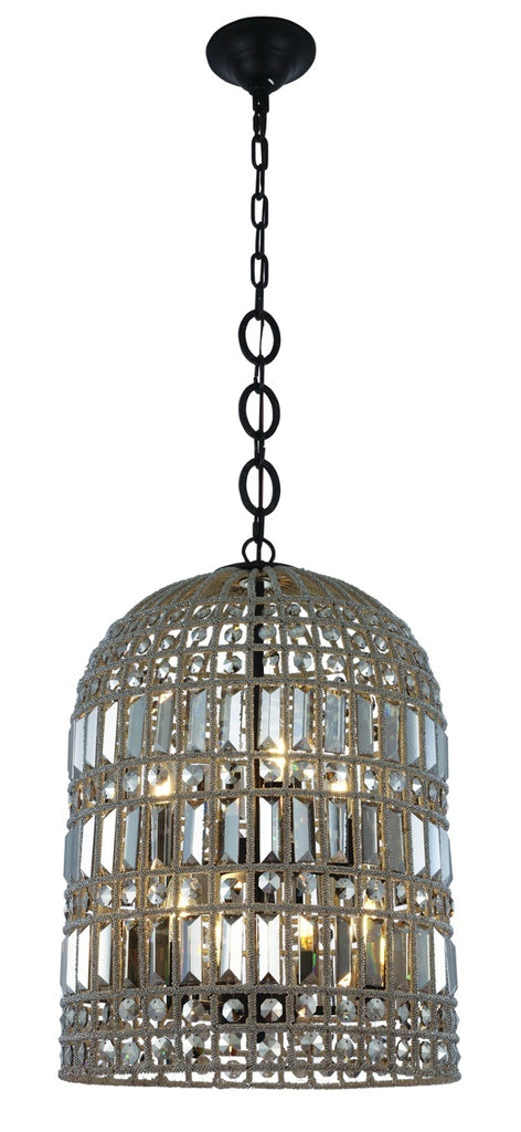 ZC121-1701D16RDB - Urban Classic: Capistrano 6 Light Rustic Dark Bronze Pendant