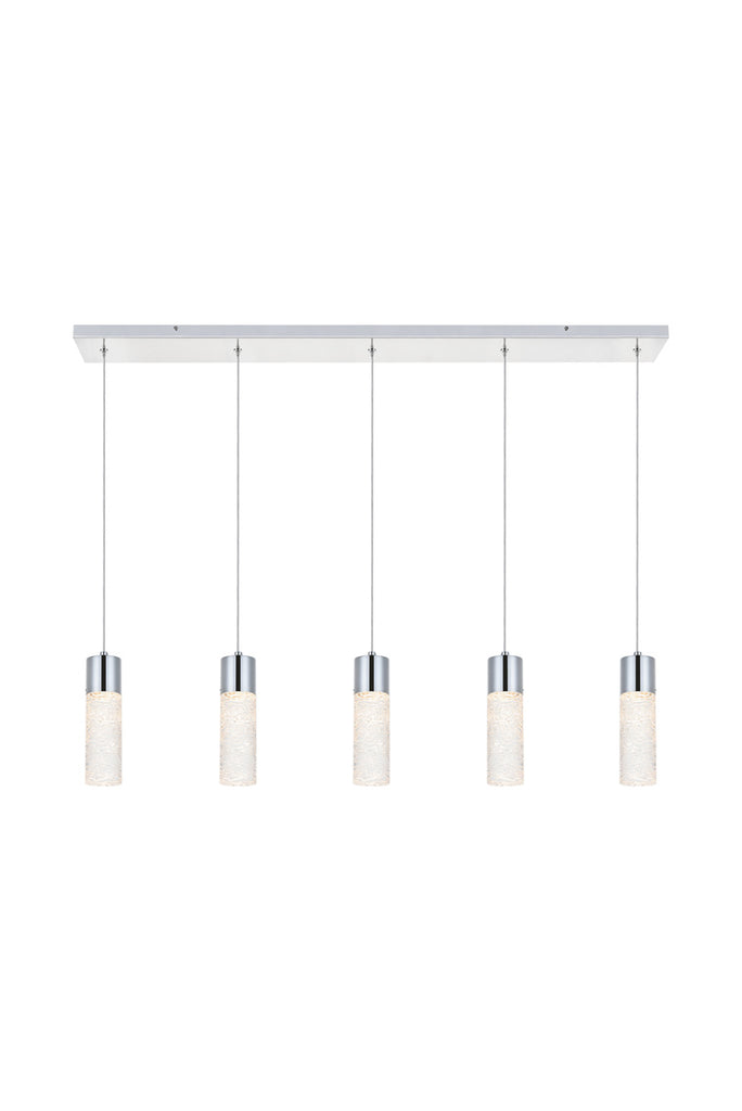 ZC121-5200D42C - Regency Lighting: Constellation 5 light Chrome LED Pendant