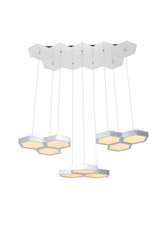 ZC121-5104D32C - Regency Lighting: Hampton LED light in Chrome Pendant