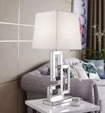 ZC121-ML9301 - Regency Decor: Sparkle Collection 1-Light Silver Finish Table Lamp