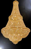 French Empire Crystal Chandelier Lighting H90" x W50" - Perfect for an Entryway or Foyer - A500-C9/CG/448/48